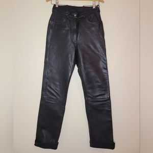 Vintage German Leather straight leg Pants